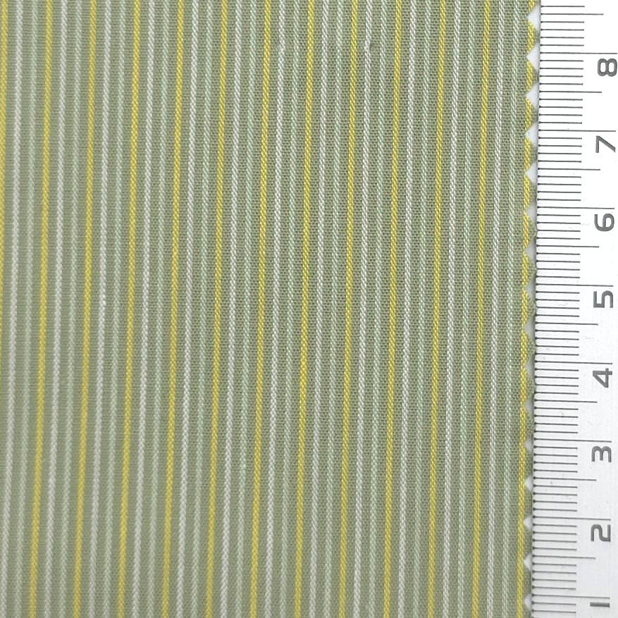 Stripe Cotton Woven Fabric - FAB1966 - Olive Green