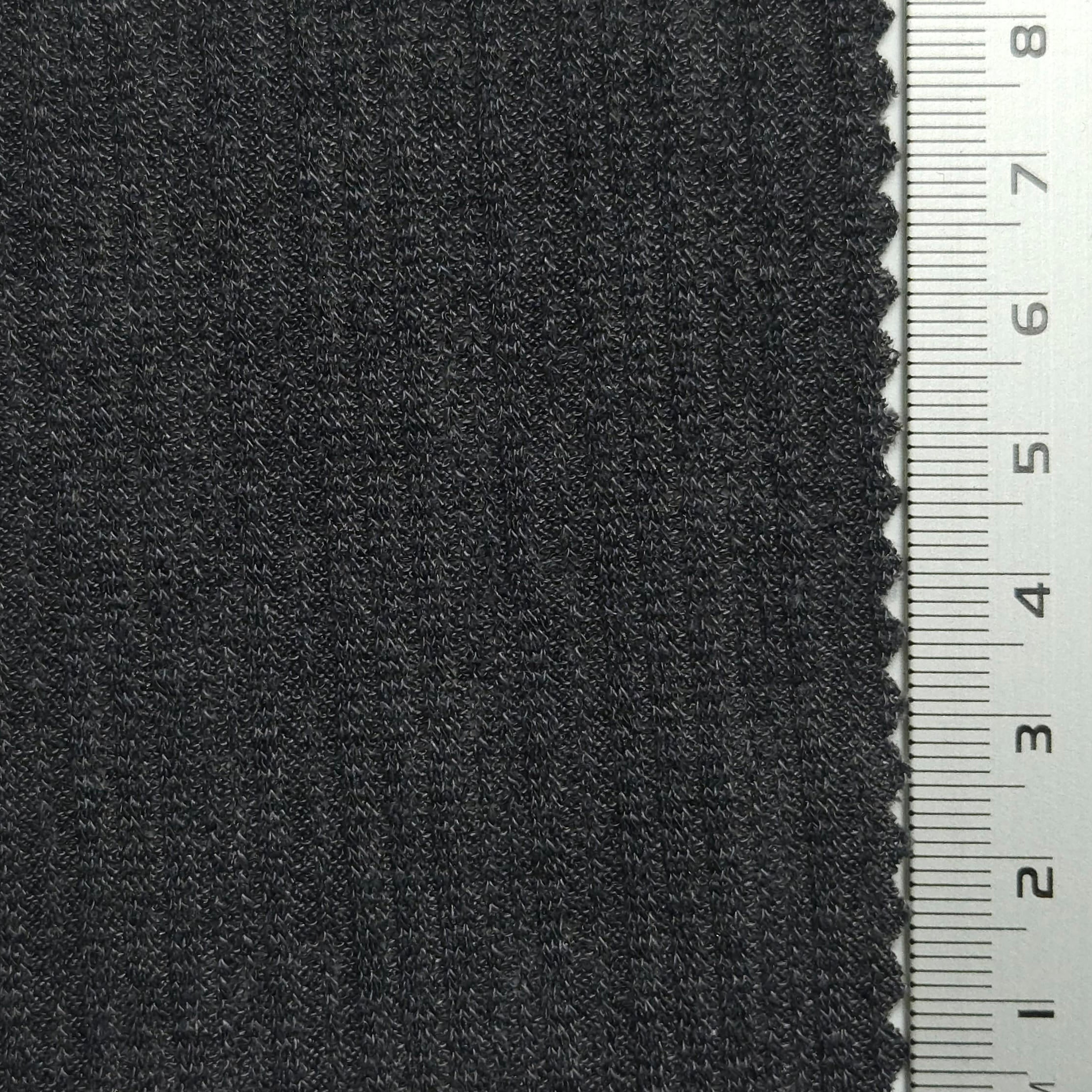 Solid Rib Polyester Spandex Knit Fabric - FAB 1545 - 8.Grey