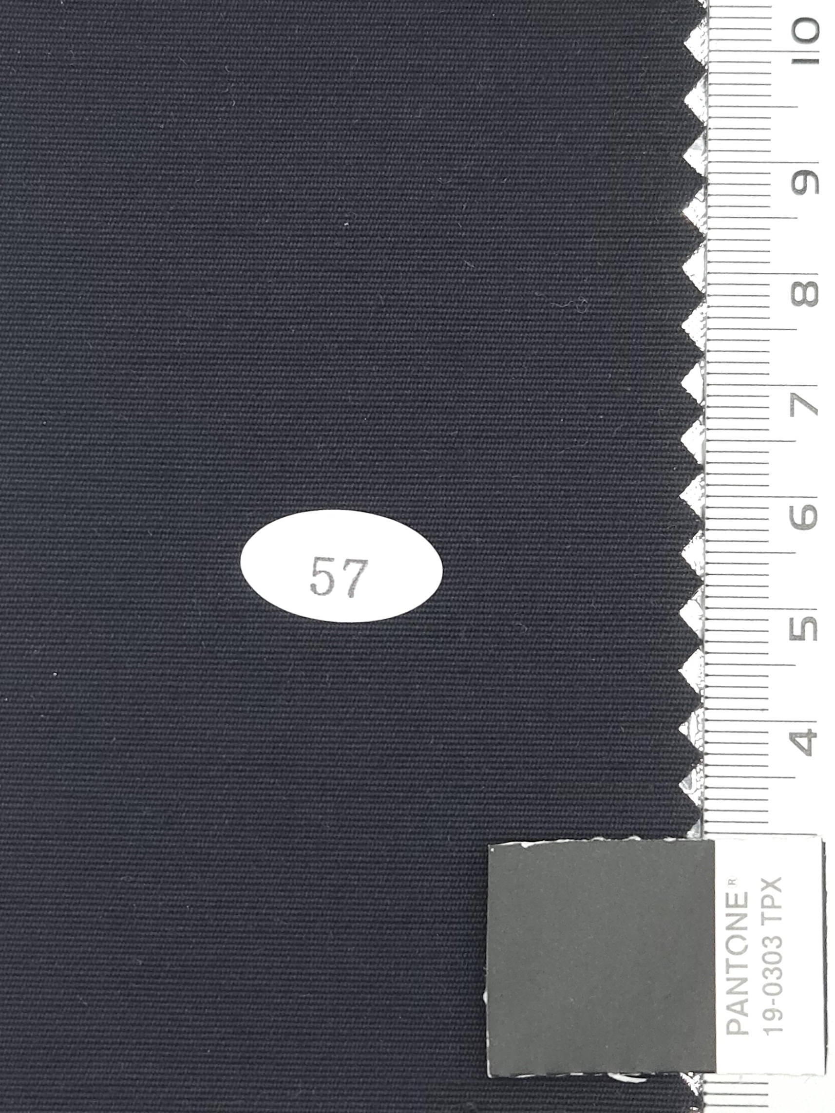 Solid Recycled Nylon Cotton Woven Fabric - FAB 1709 - 8.Charcoal