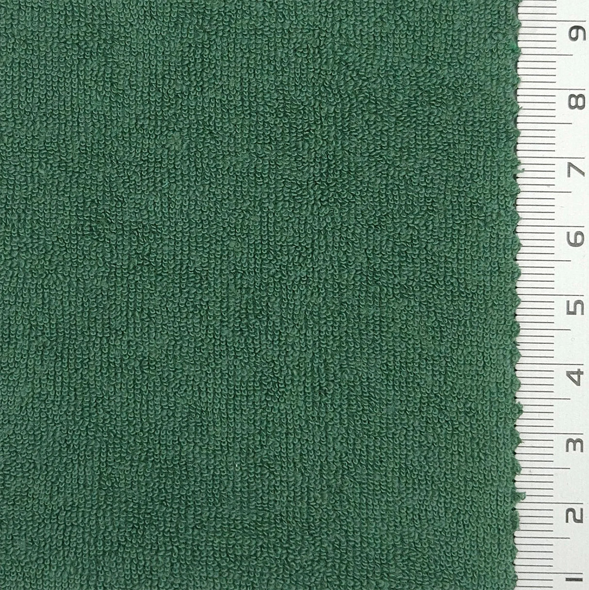 Towelling Solid Terry Cotton Polyester Knit Fabric - FAB1766 - 1.Light pink-2.White-3.Ivory-4.Light beige-5.Pale yellow-6.Tan-7.Dark green-8.Forest green-9.Charcoal gray-10.Taupe