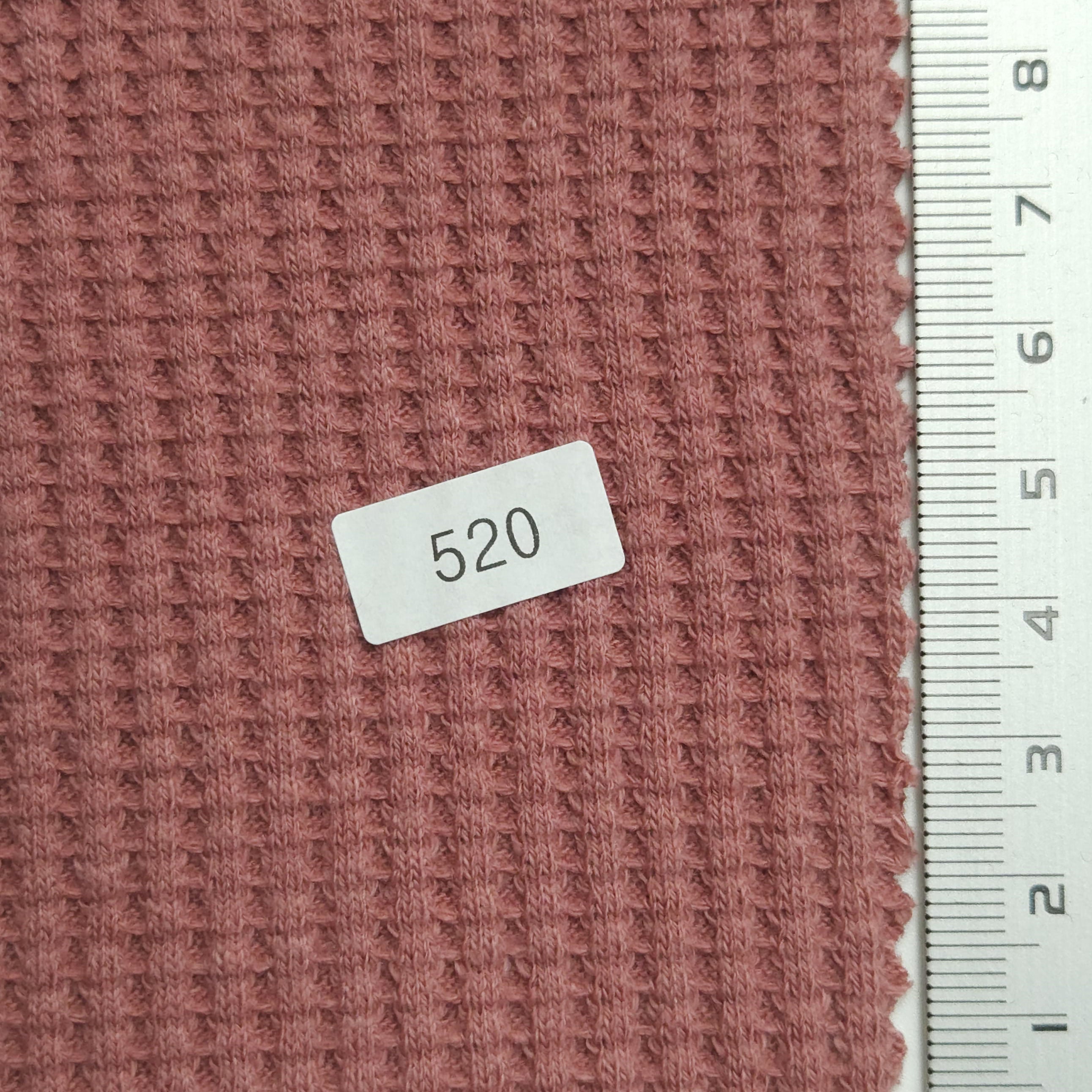 Rib Cotton Spandex Knit - FAB 1360 - 8.Mexican Red