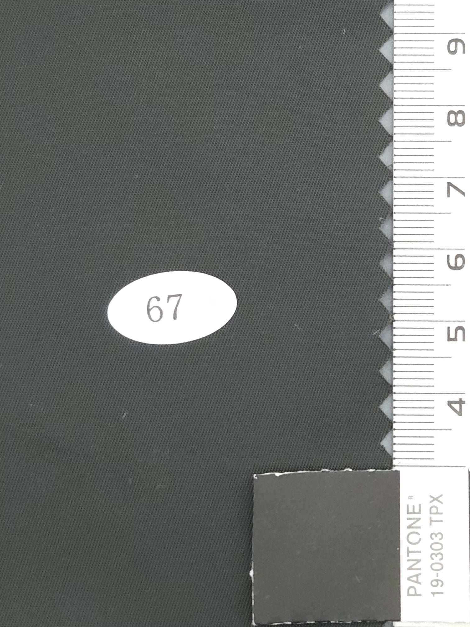 Solid Recycled Nylon Woven Fabric - FAB 1681 - 8.Carbon Grey