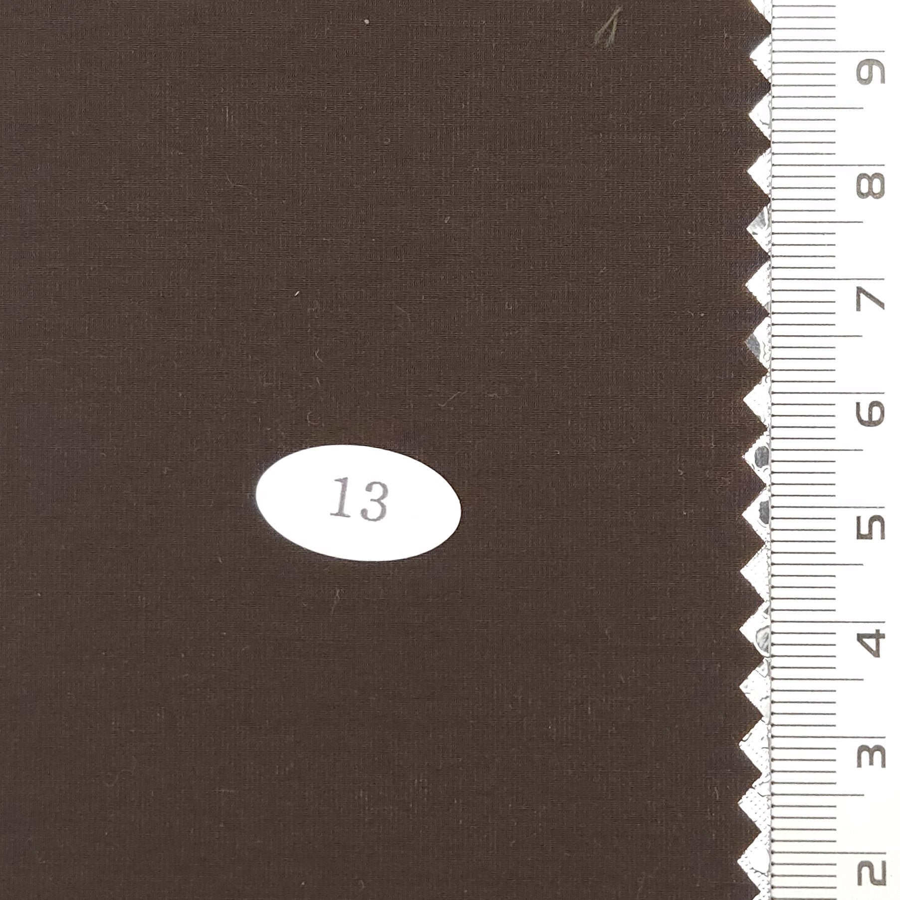 Solid Coated Cotton Nylon Woven Fabric - FAB 1703 - 8.Brown