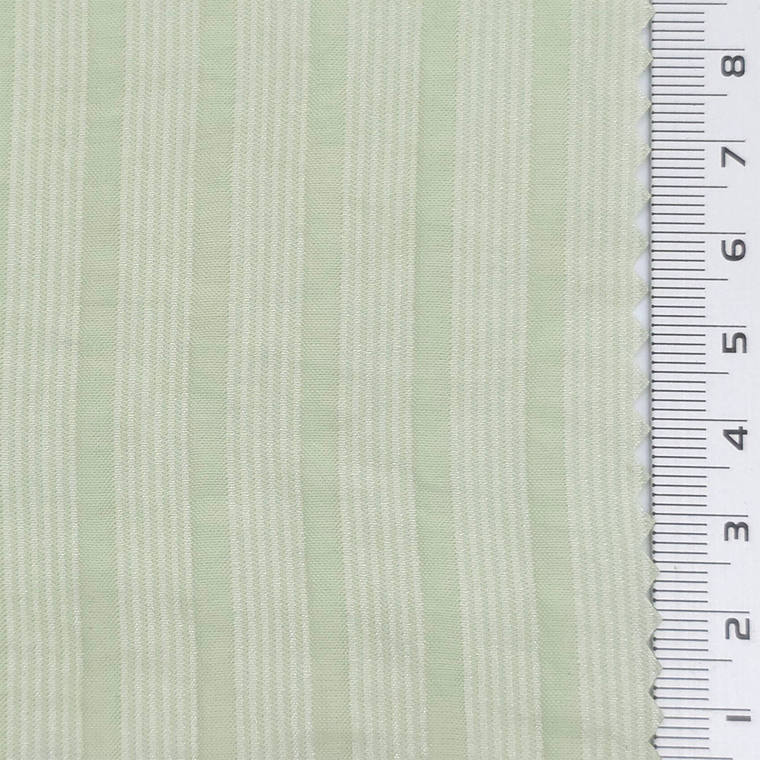 Light Green - Jacquard Stripe Lyocell Nylon Woven Fabric - FAB1877