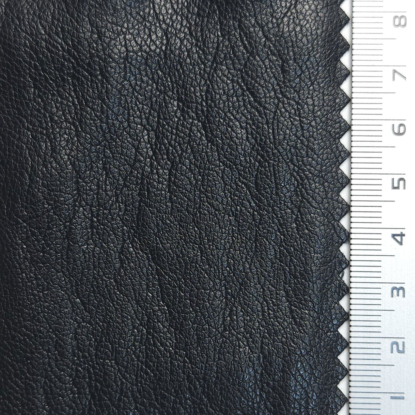 Solid Leather Polyurethane Woven Fabric - FAB 1602 - 8.Black