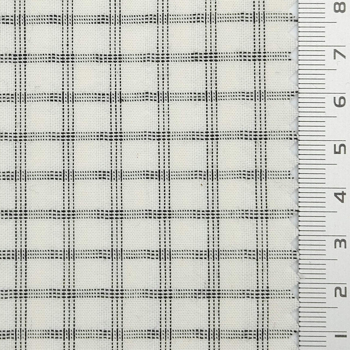 Distinct Check YarnDyed Cotton Polyester Woven Fabric - FAB1797 - 1.Black Plaid-2.Light Beige Plaid-3.Light Blue Plaid-4.Taupe Plaid-5.Medium Gray Plaid-6.Light Gray Plaid-7.Beige Plaid-8.Light Gray-Green Plaid-9.Very Light Beige-10.Light Blue Plaid