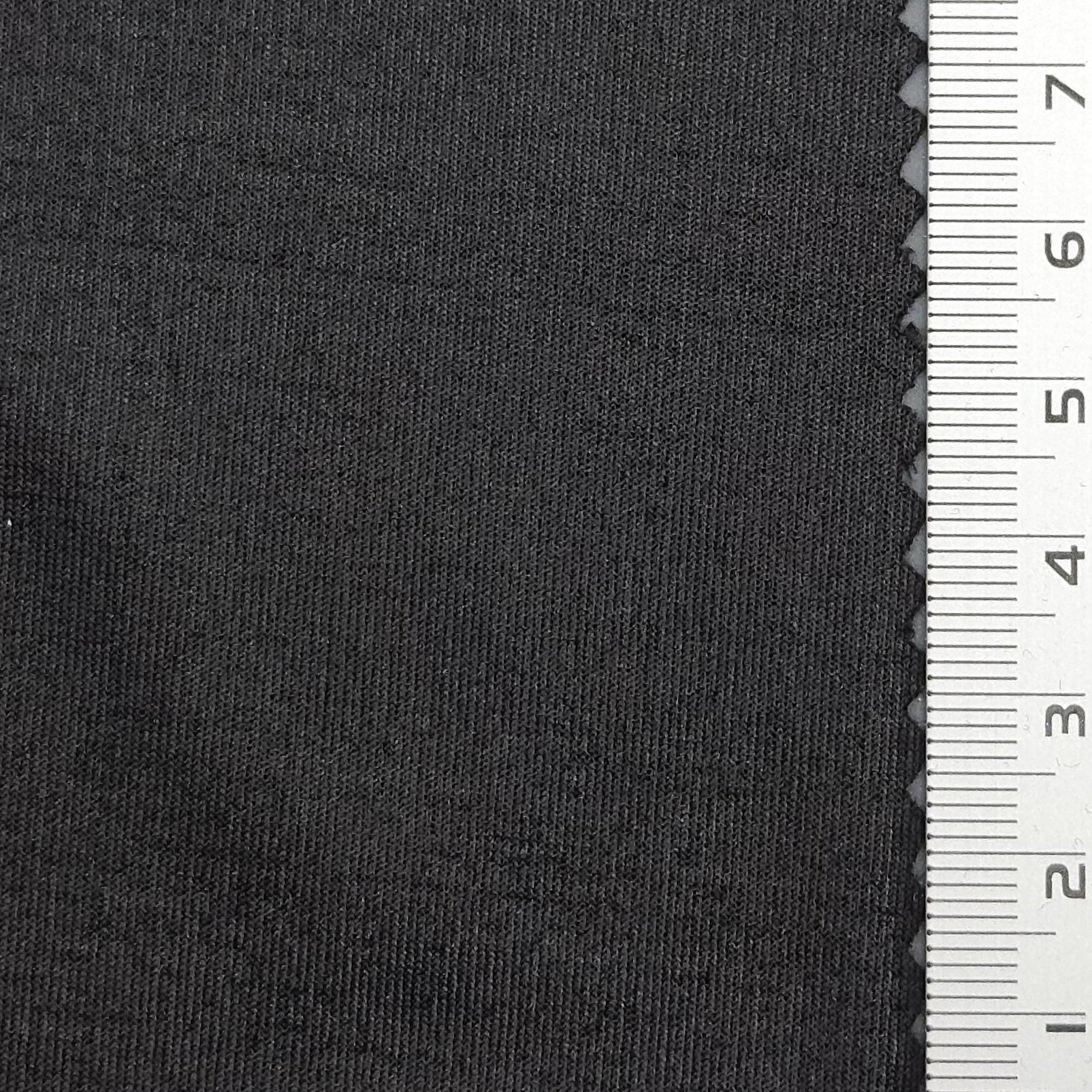 Solid Chintz Slinky Polyester Spandex Knit Fabric - FAB 1699 - 8.Black