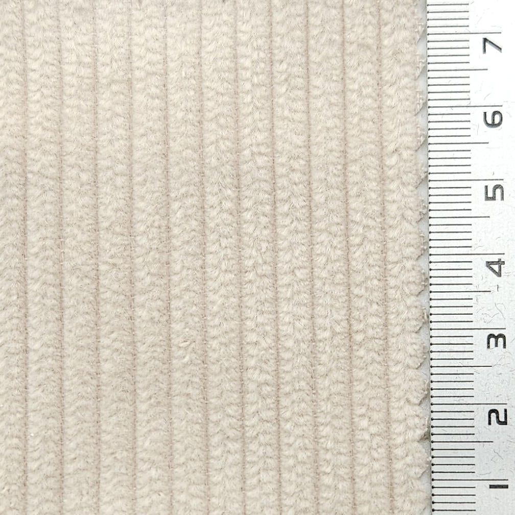 6Wale Solid Corduroy Cotton Woven Fabric - FAB 1656 - 8.Wafer