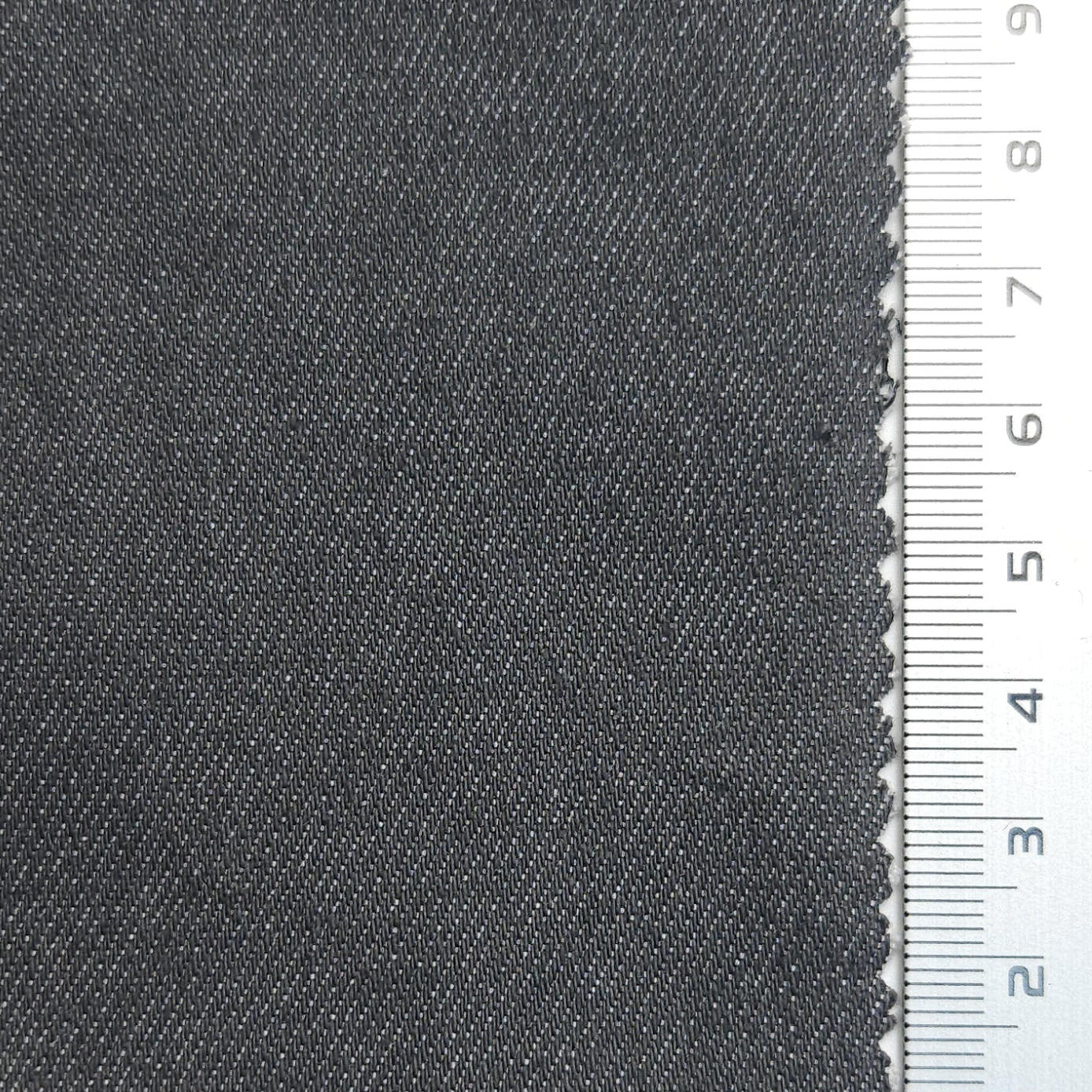 Solid Brushed Denim Cotton Polyester Spandex Woven Fabric - FAB 1606 - 8.FAB1606-8
