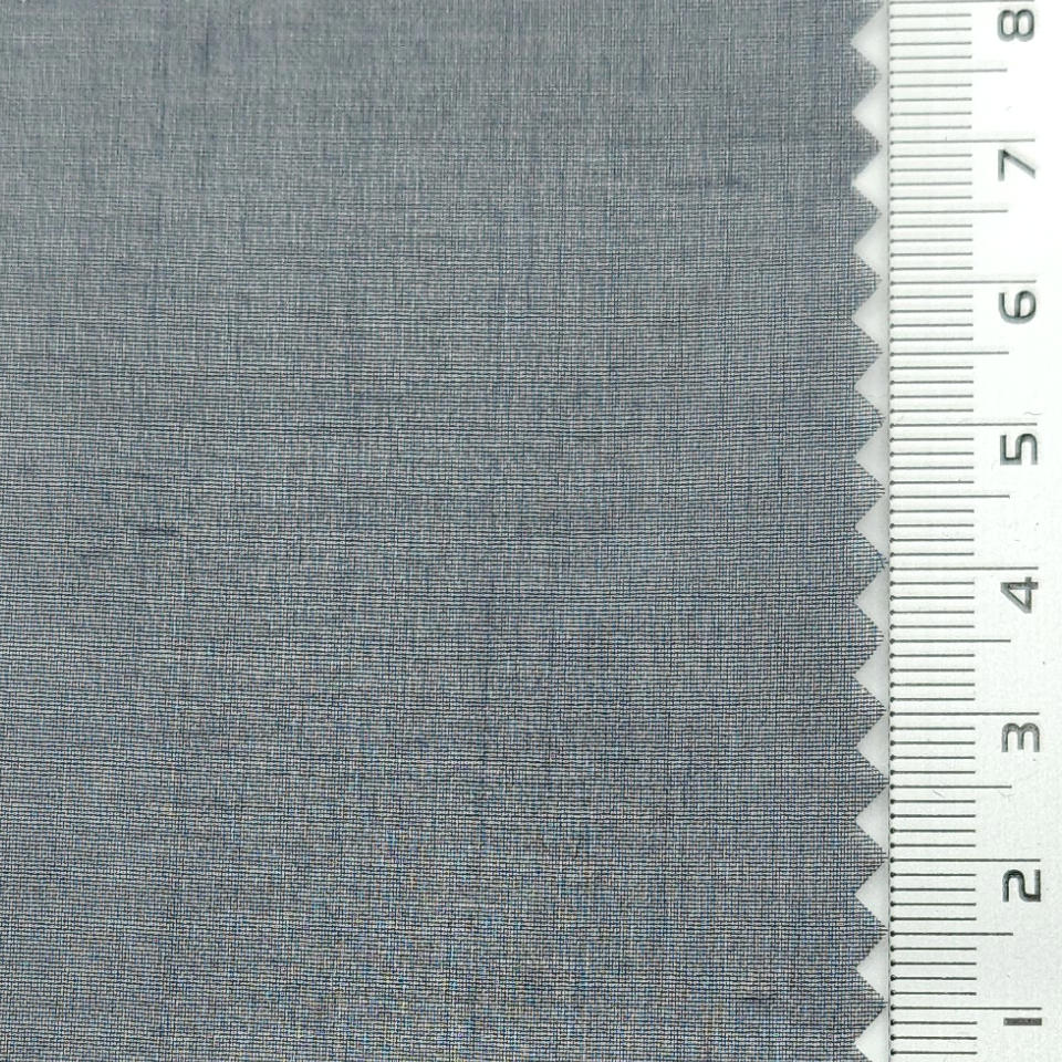 Solid Organza Silk Woven Fabric - FAB 1639 - 8.Navy