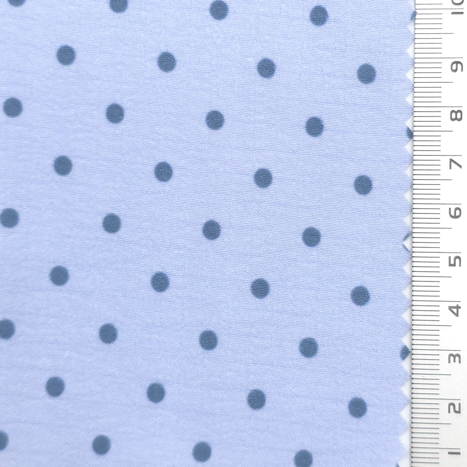 Polka Dot Polyester Woven Fabric - FAB1972 - Light Blue