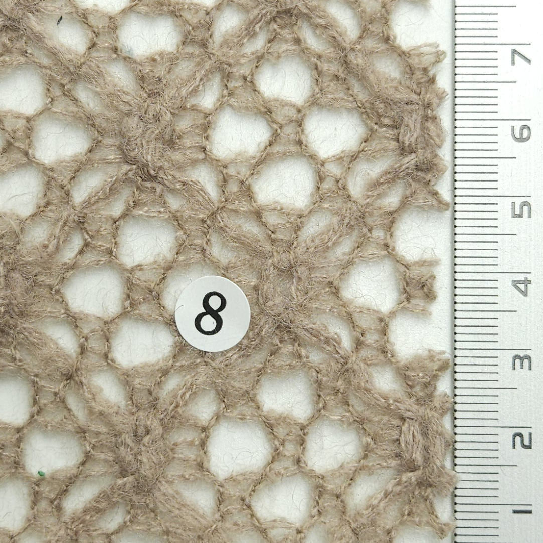 Solid Brushed Mesh Wool Acrylic Knit Fabric - FAB 1594 - FAB1594-8