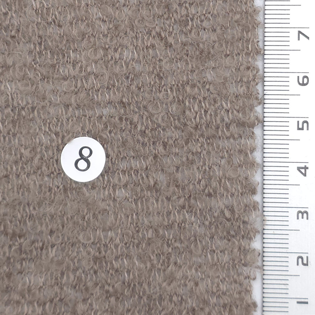 Boucle Acrylic Nylon Wool Knit Fabric - FAB1974 - Taupe