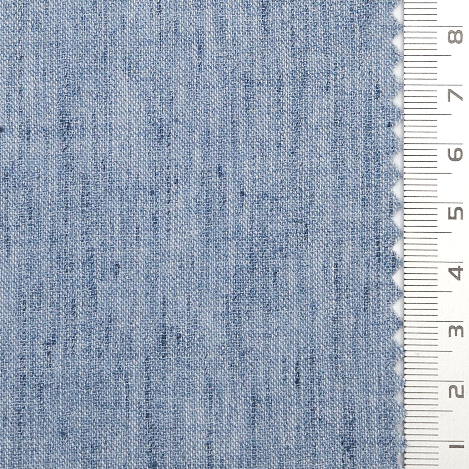 Solid Crinkled Plain Cotton Polyester Linen Woven Fabric - FAB 1772 - 9.Powder blue