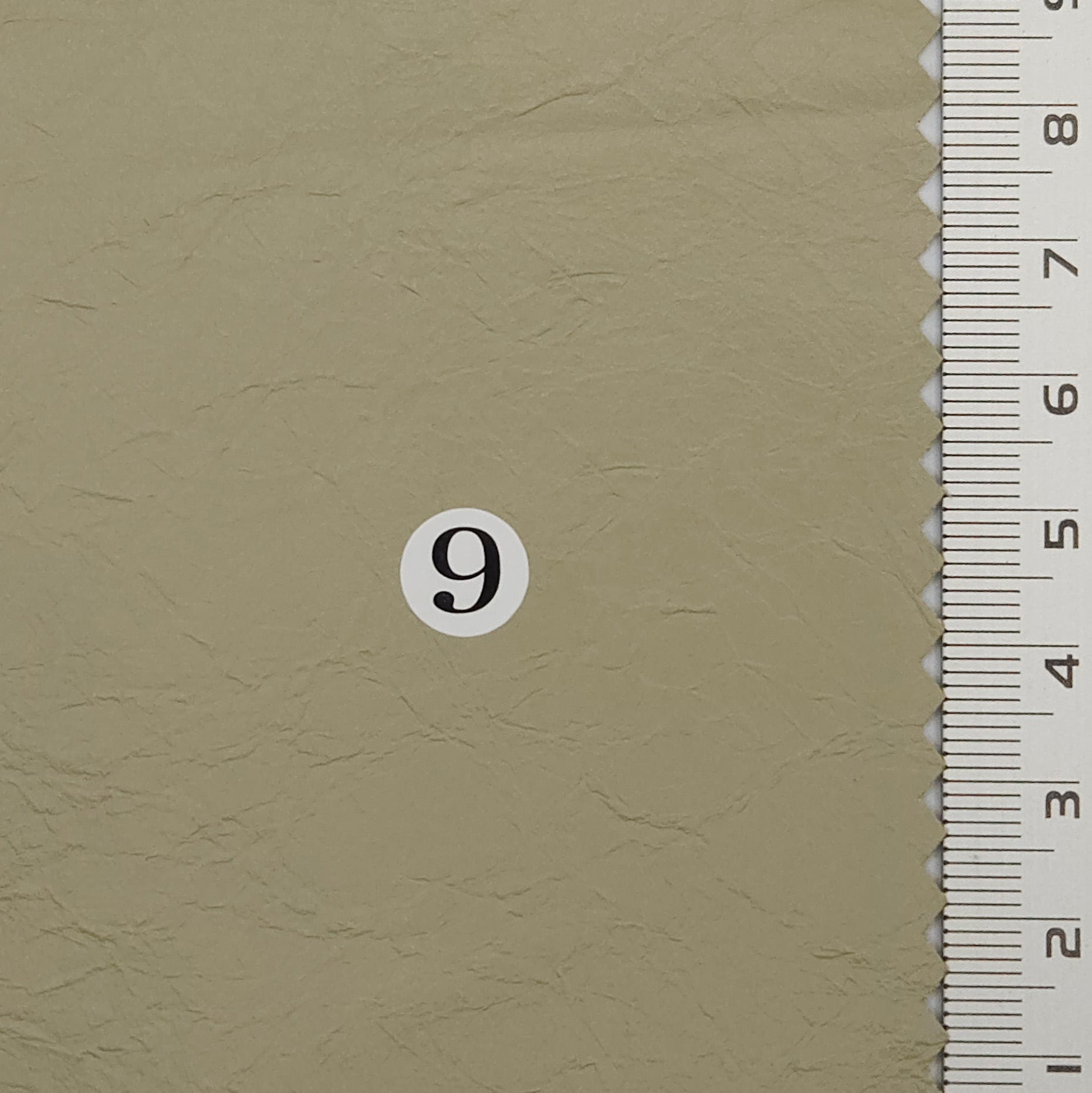 1.Silver-2.Ivory-3.Light beige-4.Light taupe-5.Medium beige - Coated Solid Crease Rayon Polyurethane Woven Fabric - FAB 1770