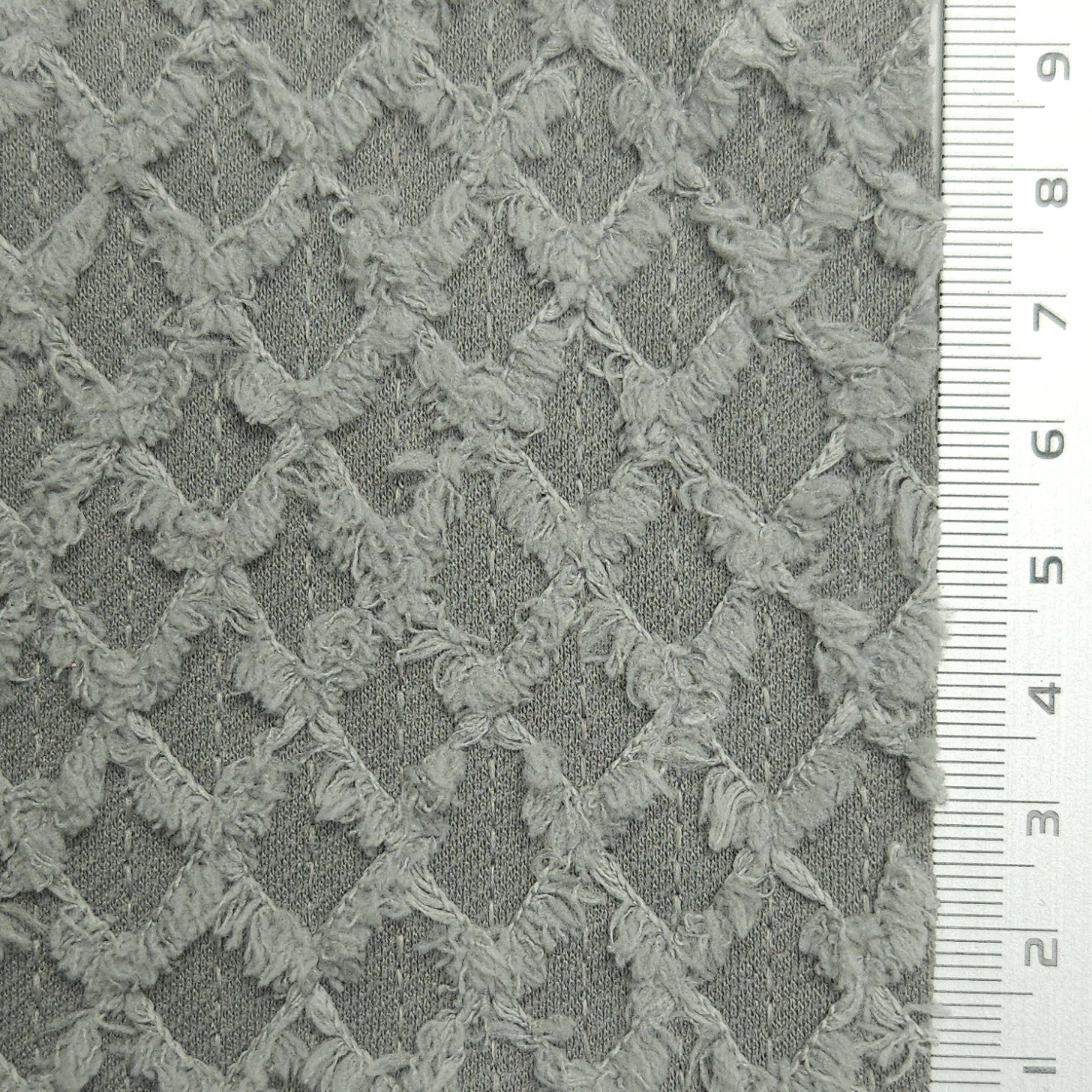 Solid Diamond Polyester Spandex Knit Fabric - FAB 1582 - 9.Submarine