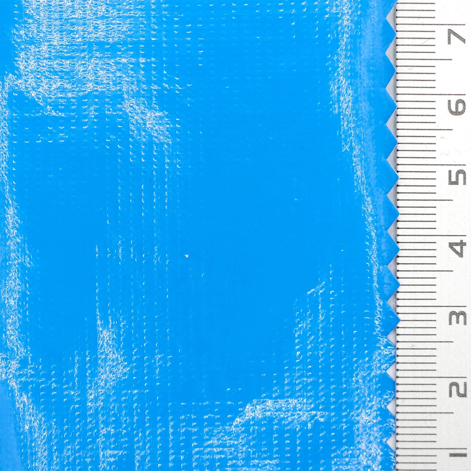 Enamel Solid Shiny Polyurethane Polyester Woven Fabric - FAB 1765 - 9.Aqua