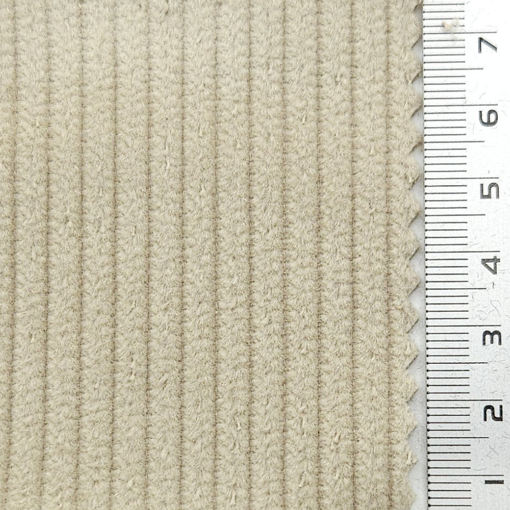 6Wale Solid Corduroy Cotton Woven Fabric - FAB1656 - 1.Sandrift-2.Tia Maria-3.Au Chico-4.Wine Berry-5.Milano Red-6.Alabaster-7.Pearl Lusta-8.Wafer-9.Sisal-10.Cashmere