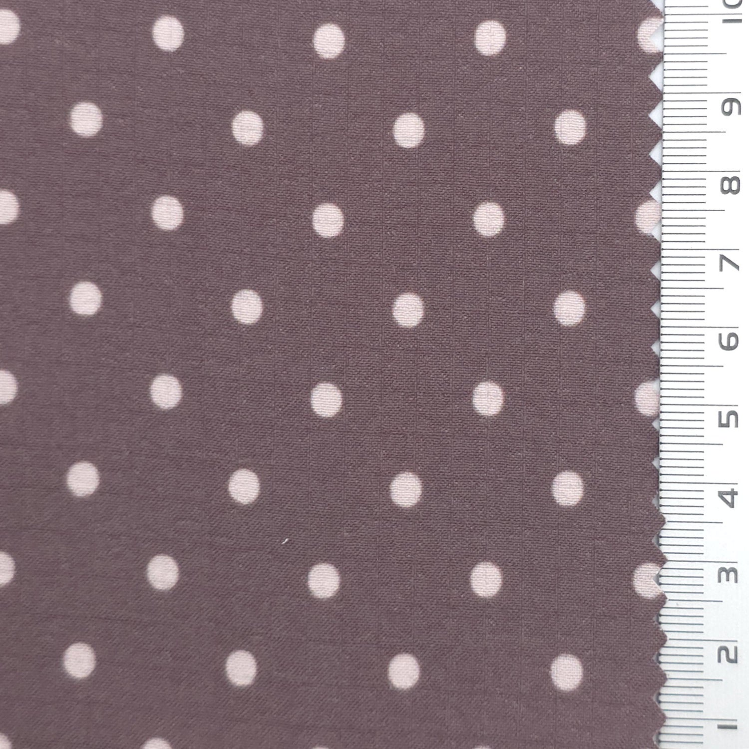 Polka Dot Polyester Woven Fabric - FAB1972 - Mauve