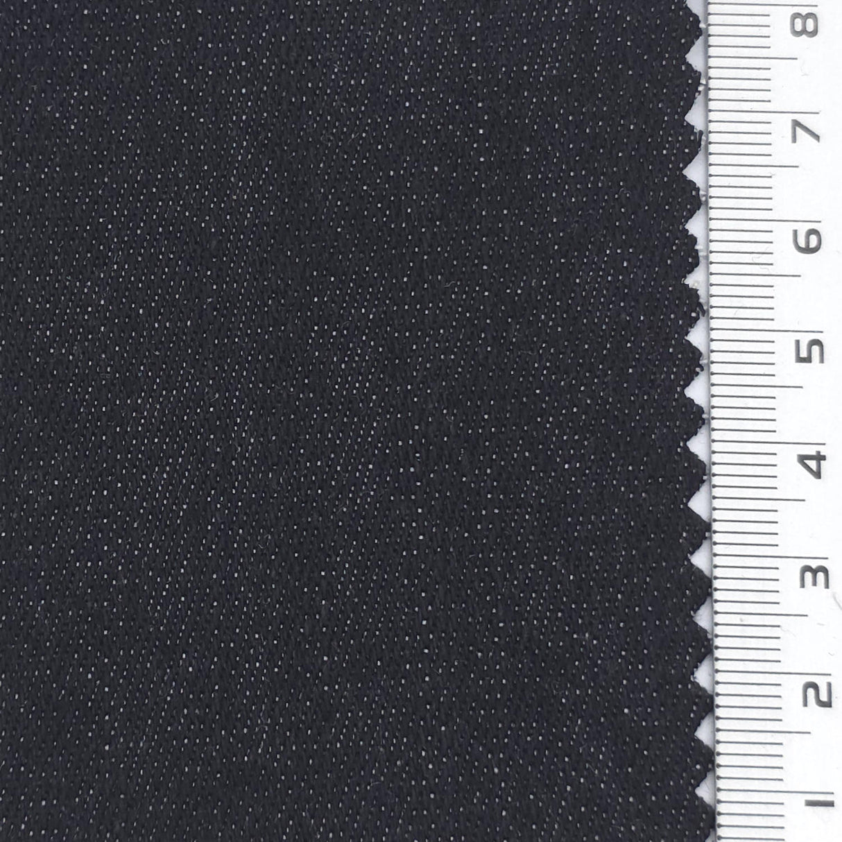 Black - 17 Count Slub Twill Cotton Poly Woven Fabric - FAB1885