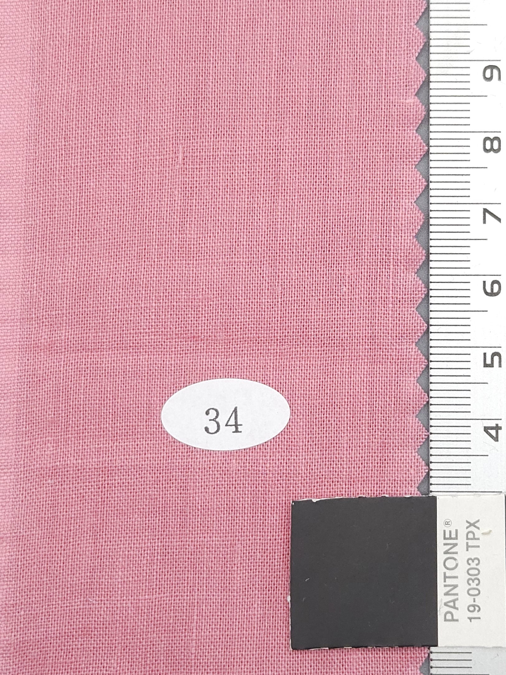 Linen Cotton Woven Fabric - FAB 1267 - 9.Faded PInk
