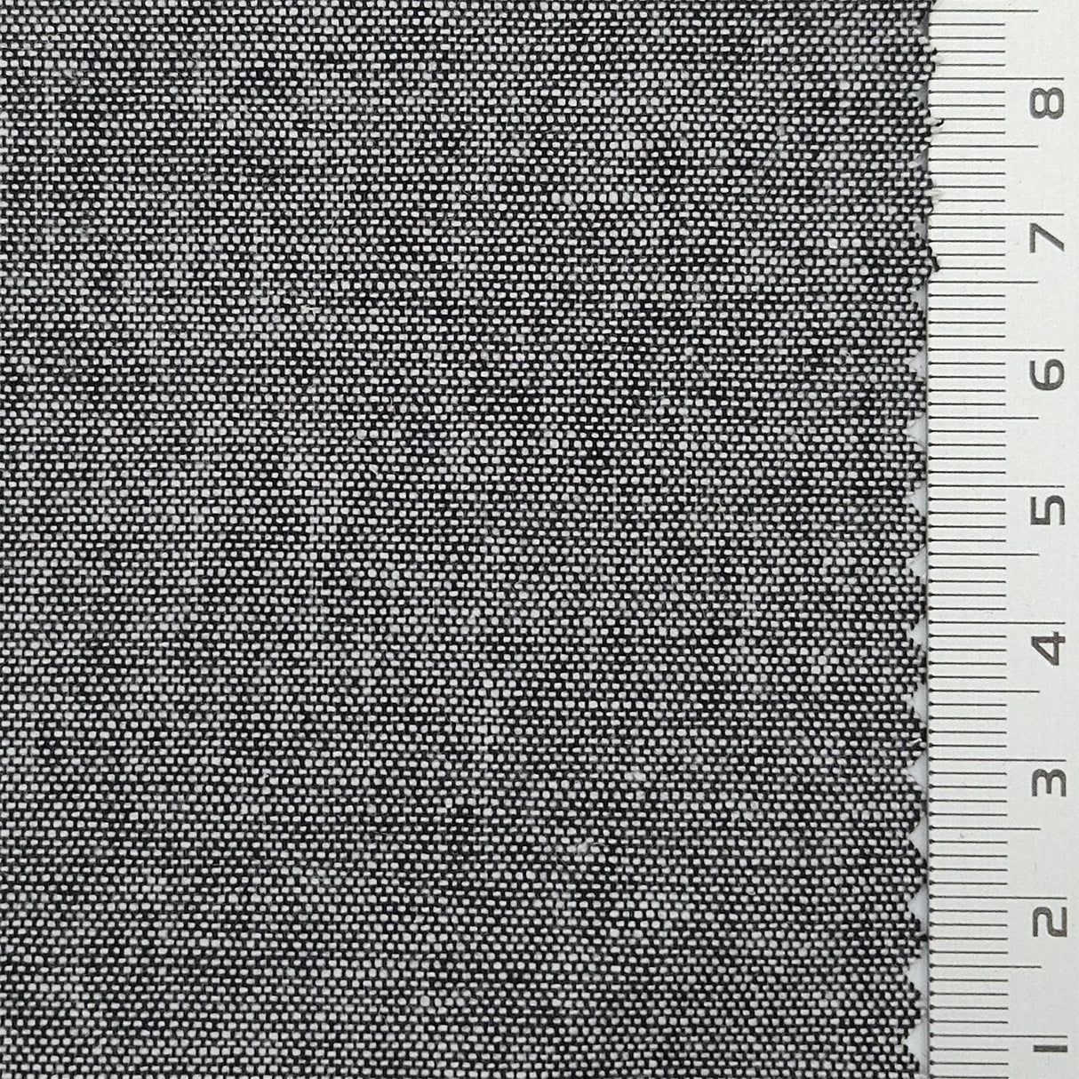 Solid Oxford Cotton Linen Polyester Woven Fabric - FAB1790 - 1.Medium denim blue-2.Dark navy blue-3.Light powder blue-4.Soft yellow/chartreuse-5.Blush pink-6.Light sage grey-7.taupe-8.White-9.Black