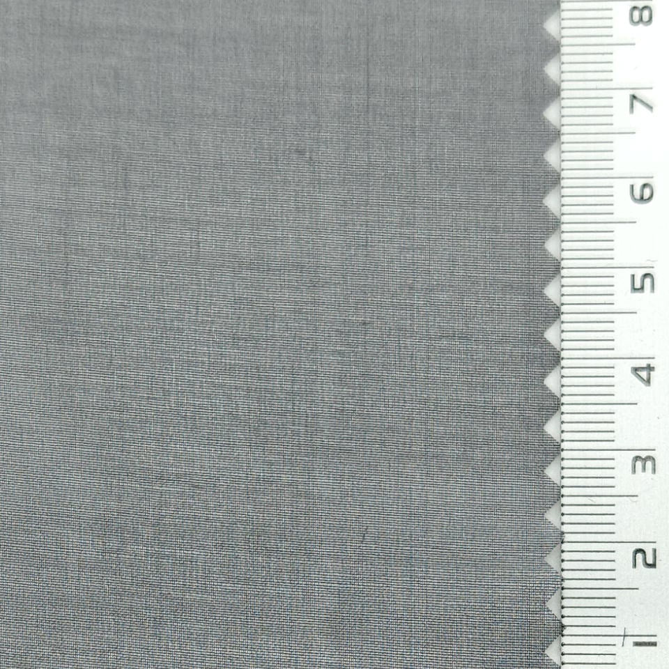Solid Organza Silk Woven Fabric - FAB 1639 - 9.Charcoal