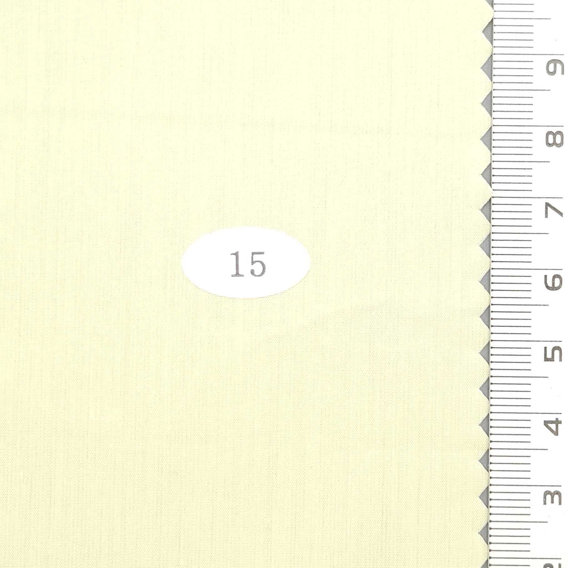 Solid Plain Recycled Cotton Polyester Woven Fabric - FAB 1700 - 9.Light Yellow