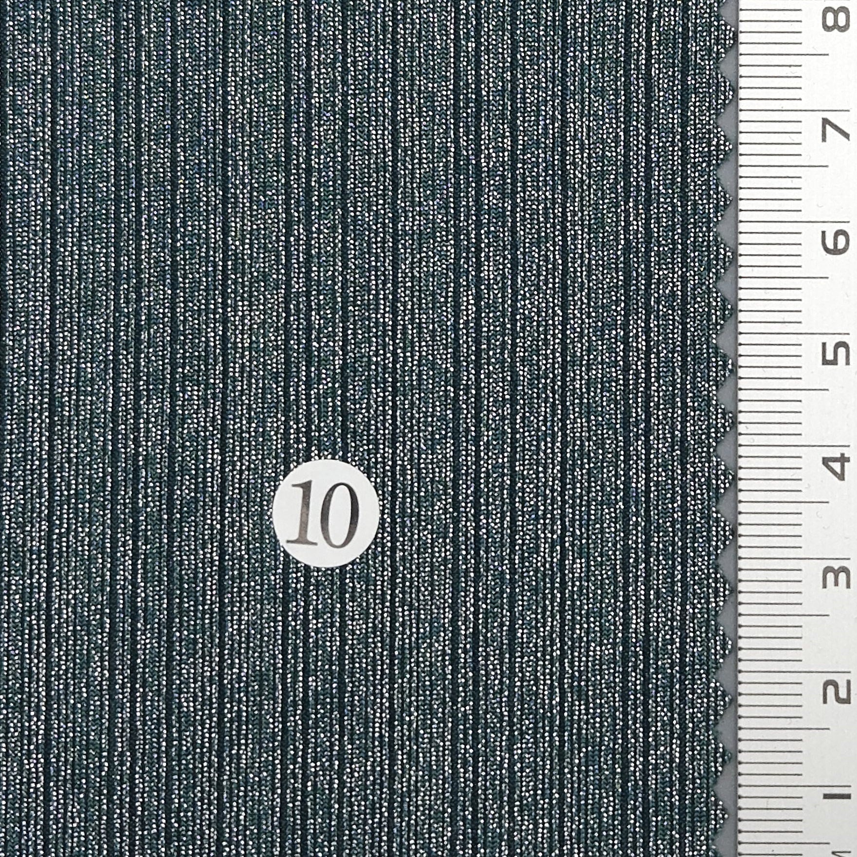 Solid Foil Irregular Slinky Polyester Spandex Knit Fabric - FAB 1697 - 9.Teal Silver (10)