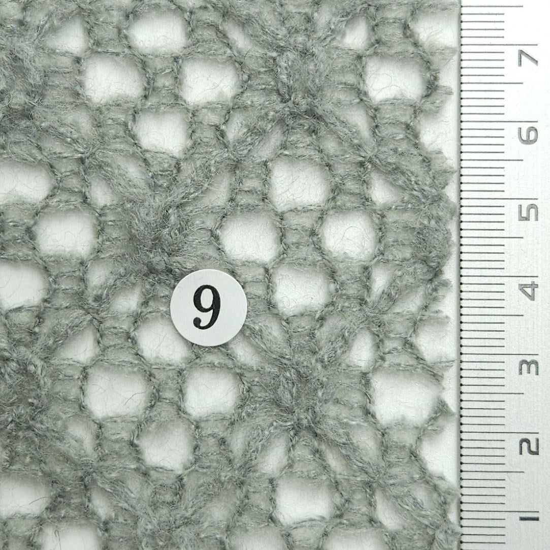 Solid Brushed Mesh Wool Acrylic Knit Fabric - FAB 1594 - FAB1594-9