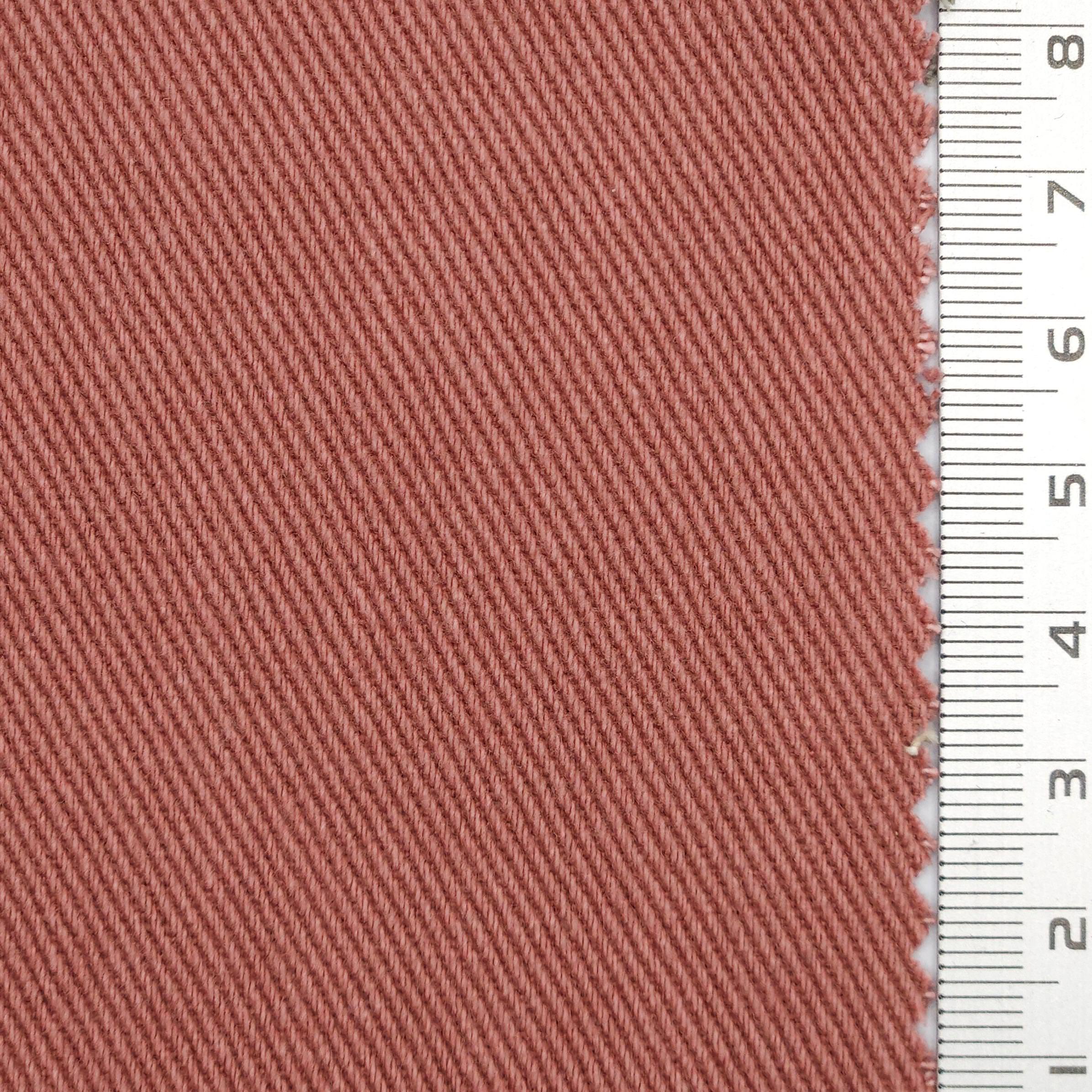 7s Solid Twill Washing Cotton Woven Fabric - FAB 1756 - 9.Salmon Pink