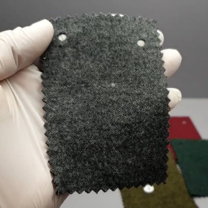 1.Kahki-2.Green-3.Red-4.Wine-5.Brown - Eco Brushed T/R Span Knit Fabric - FAB 1027