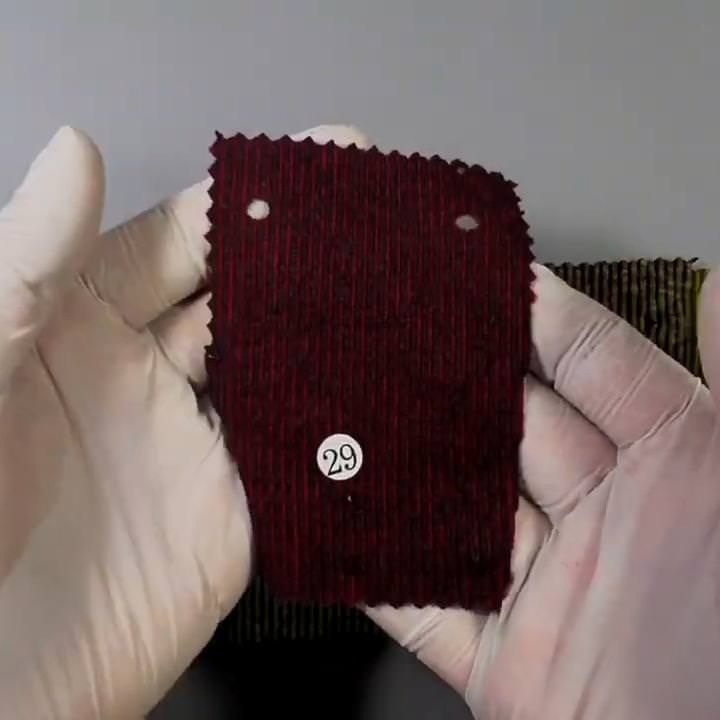 1.Orange-2.Red-3.Pink-4.Purple-5.Wine - Poly Cotton Span Knit Fabric - FAB 1036