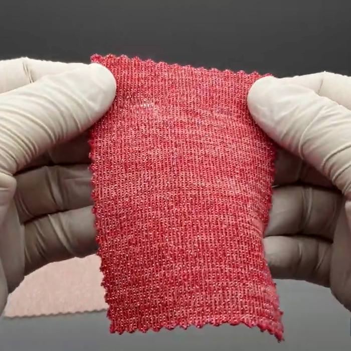 Poly Metallic Span Knit Fabric - FAB 1051 -