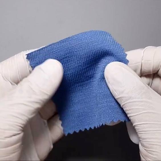 Knit Twill Texture Poly Span Fabric - FAB 1070 -