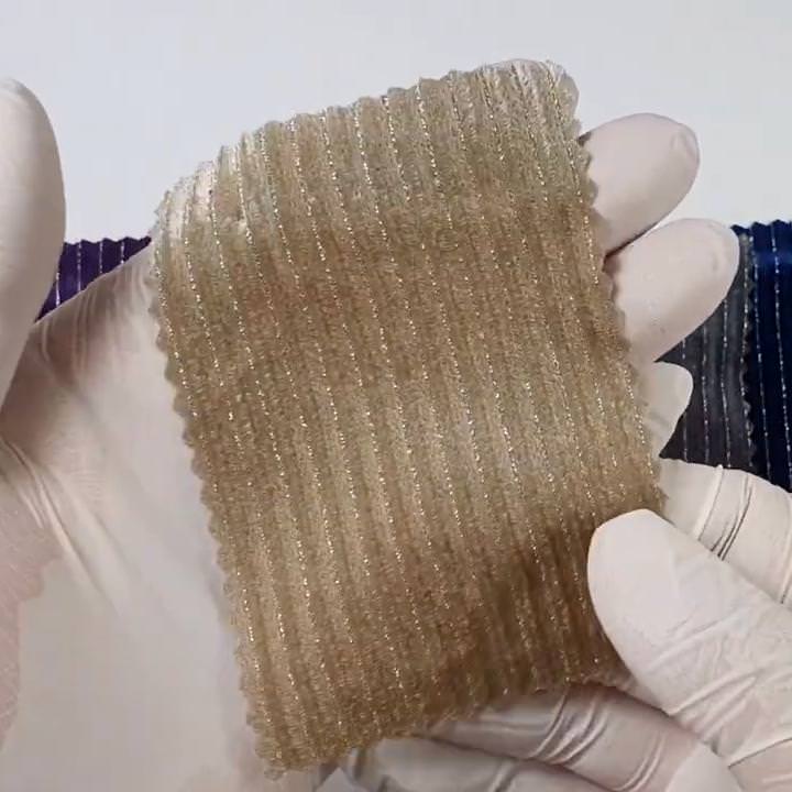 Velvet Metallic Fabric - FAB 1085 -