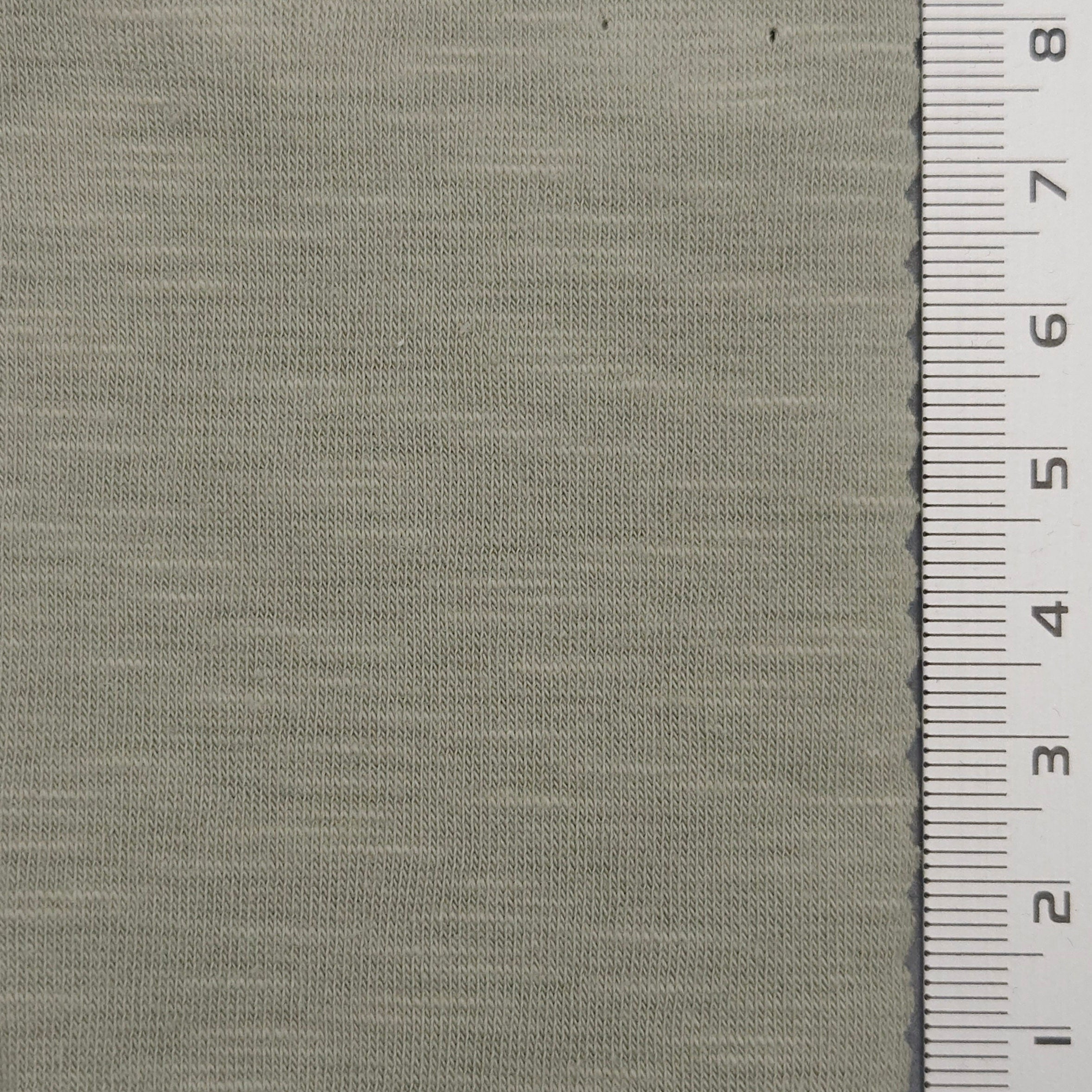 1.Mountbatten Pink-2.Gray-3.Slate Gray-4.Prussian Blue-5.White - CVC Slub Knit Fabric - FAB 1466