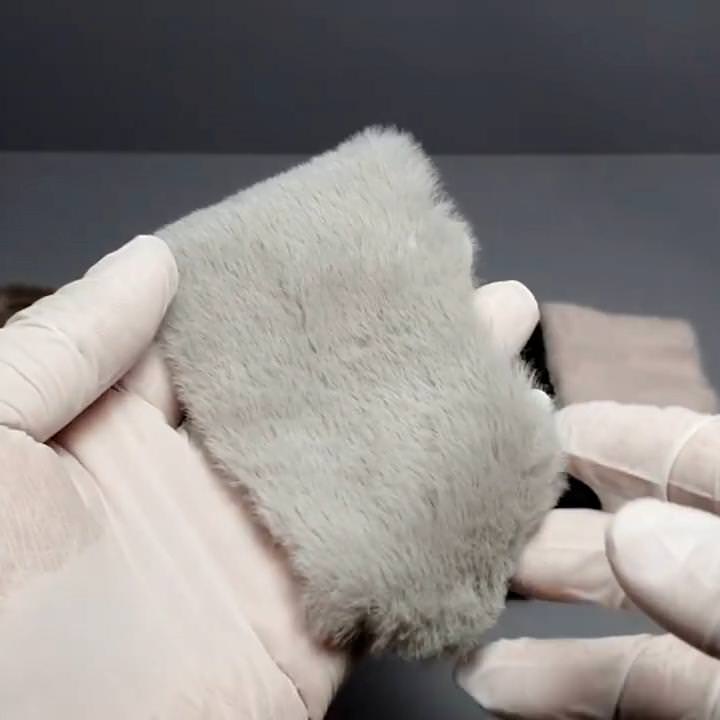 1.Ivory-2.Beige-3.Indi Pink-4.Silver Grey-5.Grey - High Pile Faux Fur Fabric - FAB 1101