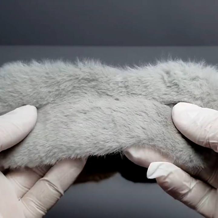 1.Ivory-2.Beige-3.Indi Pink-4.Silver Grey-5.Grey - High Pile Faux Fur Fabric - FAB 1101