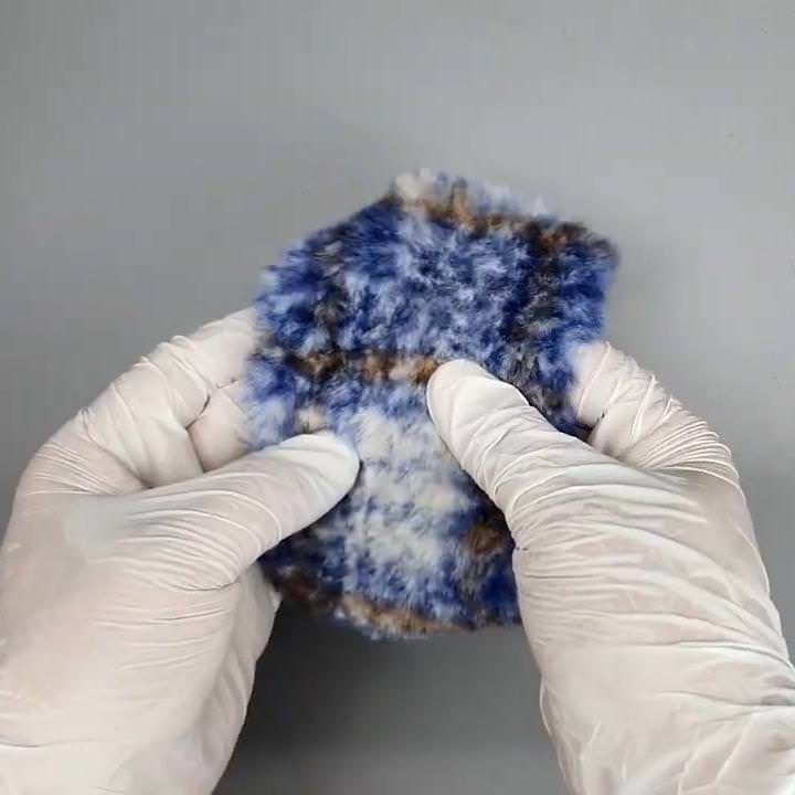 Vivid Check Faux Fur - FAB 1202 -