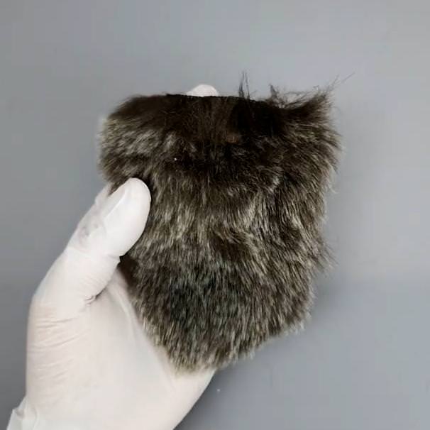 Faux Fur By Discharge effect - FAB 1204 -