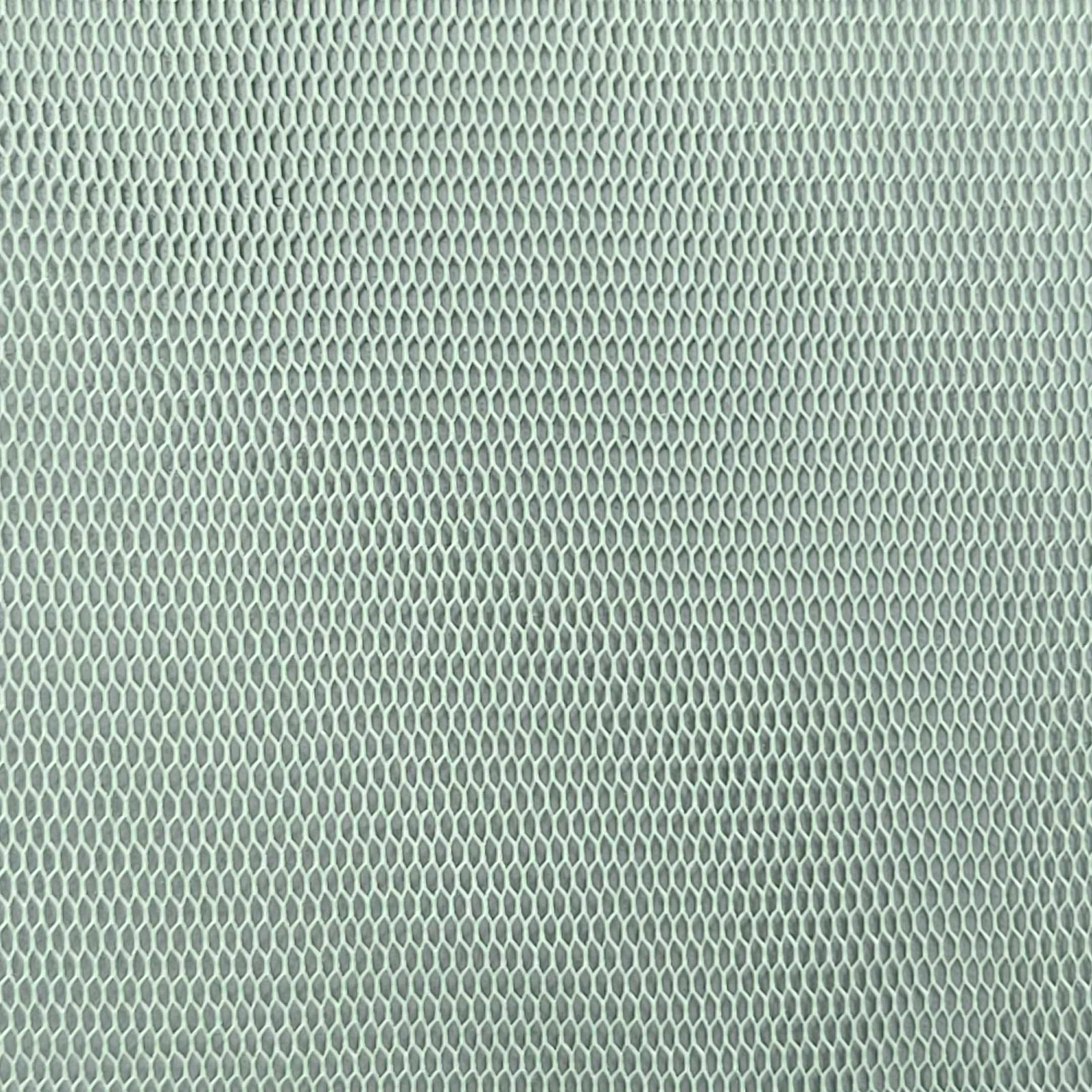 Hexagon Hard Poly Mesh Fabric - FAB 1141 - 12.Green
