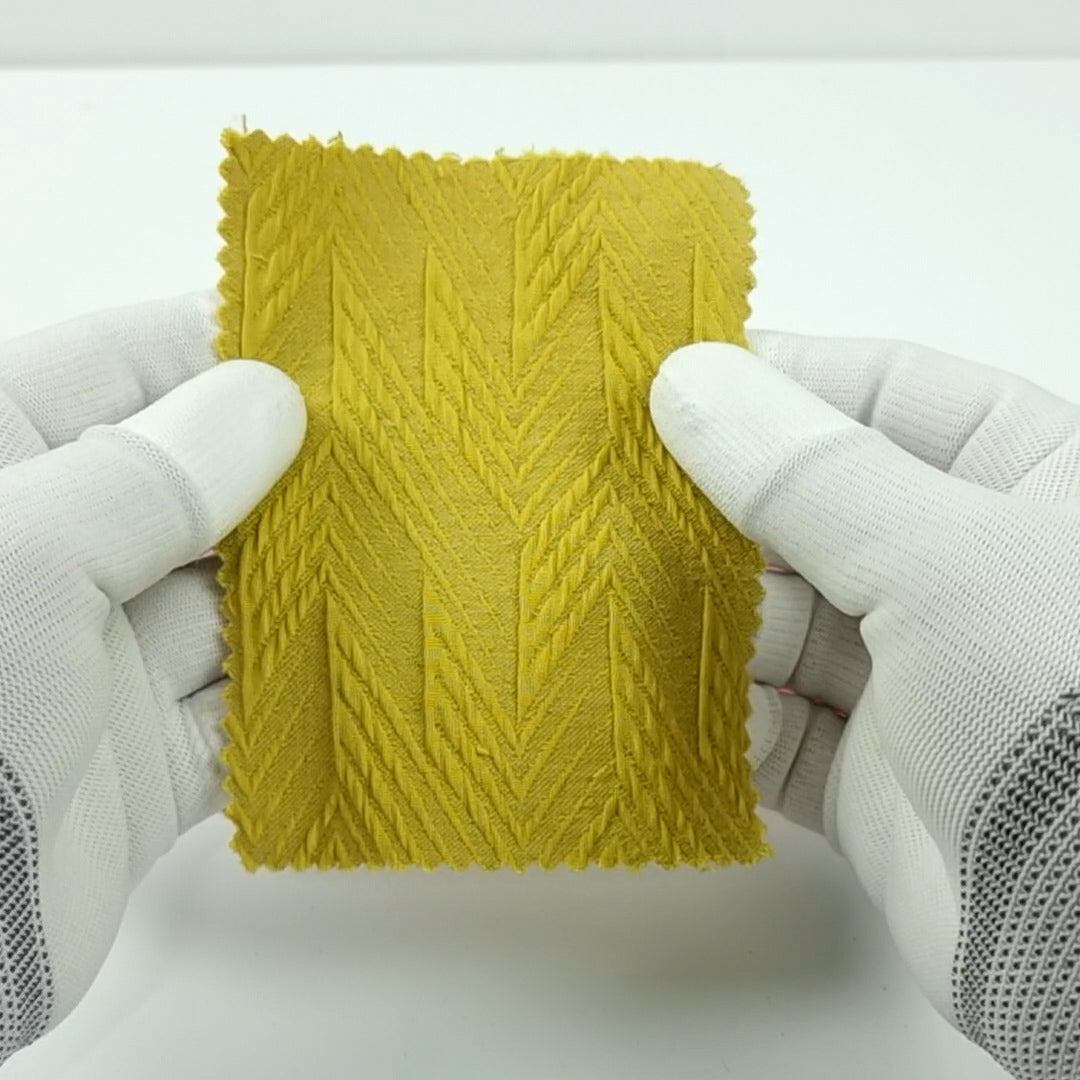 Geometric Jacquard C/T/S Woven Fabric - FAB 1486 -