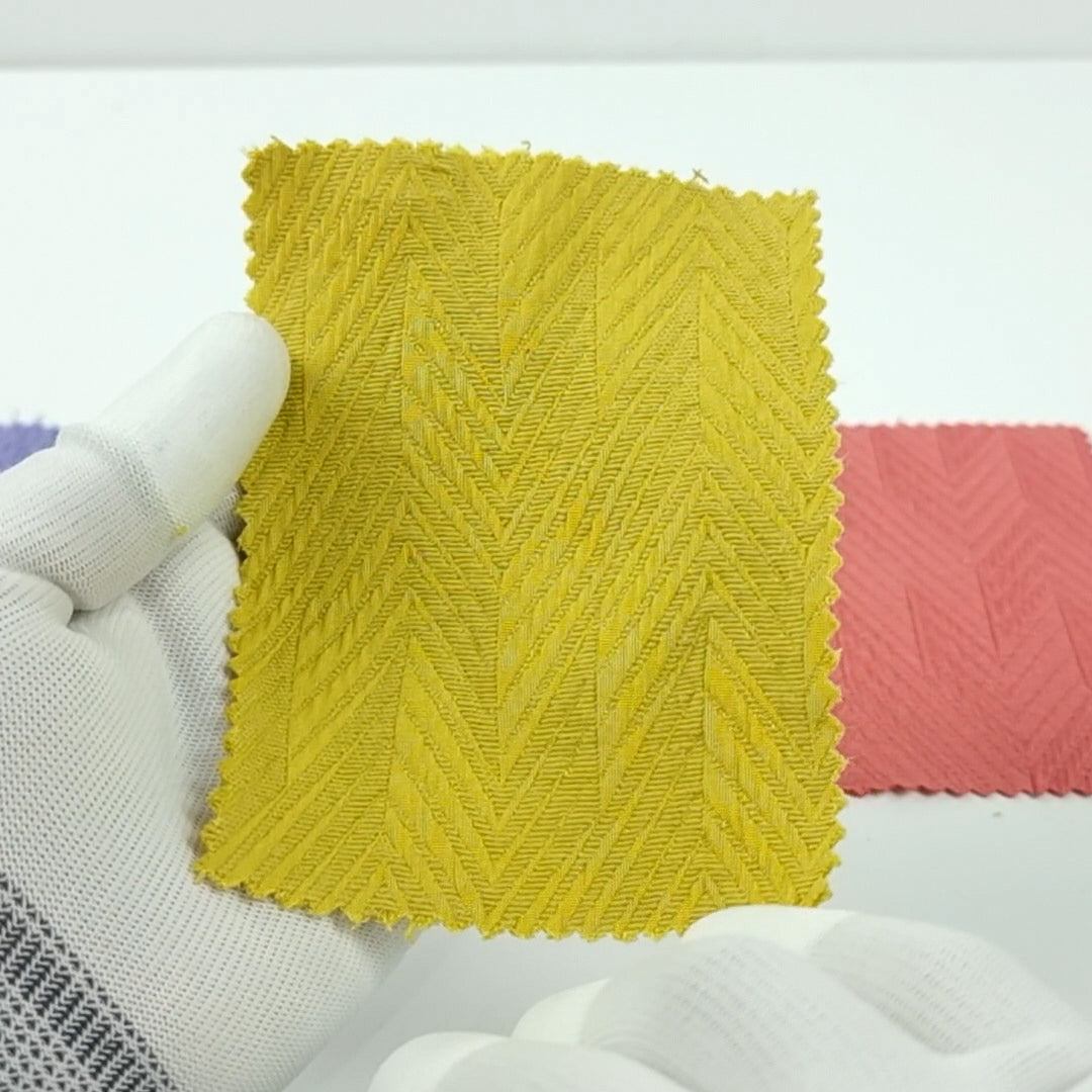 Geometric Jacquard C/T/S Woven Fabric - FAB 1486 -