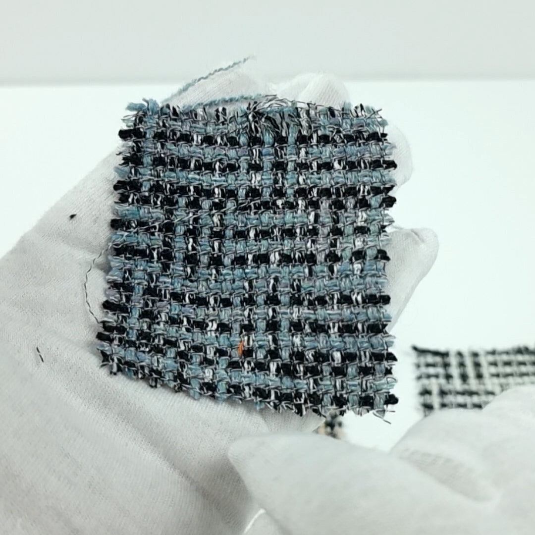 Tweed Yarn Dyed Polyester Woven Fabric - FAB 1494 -