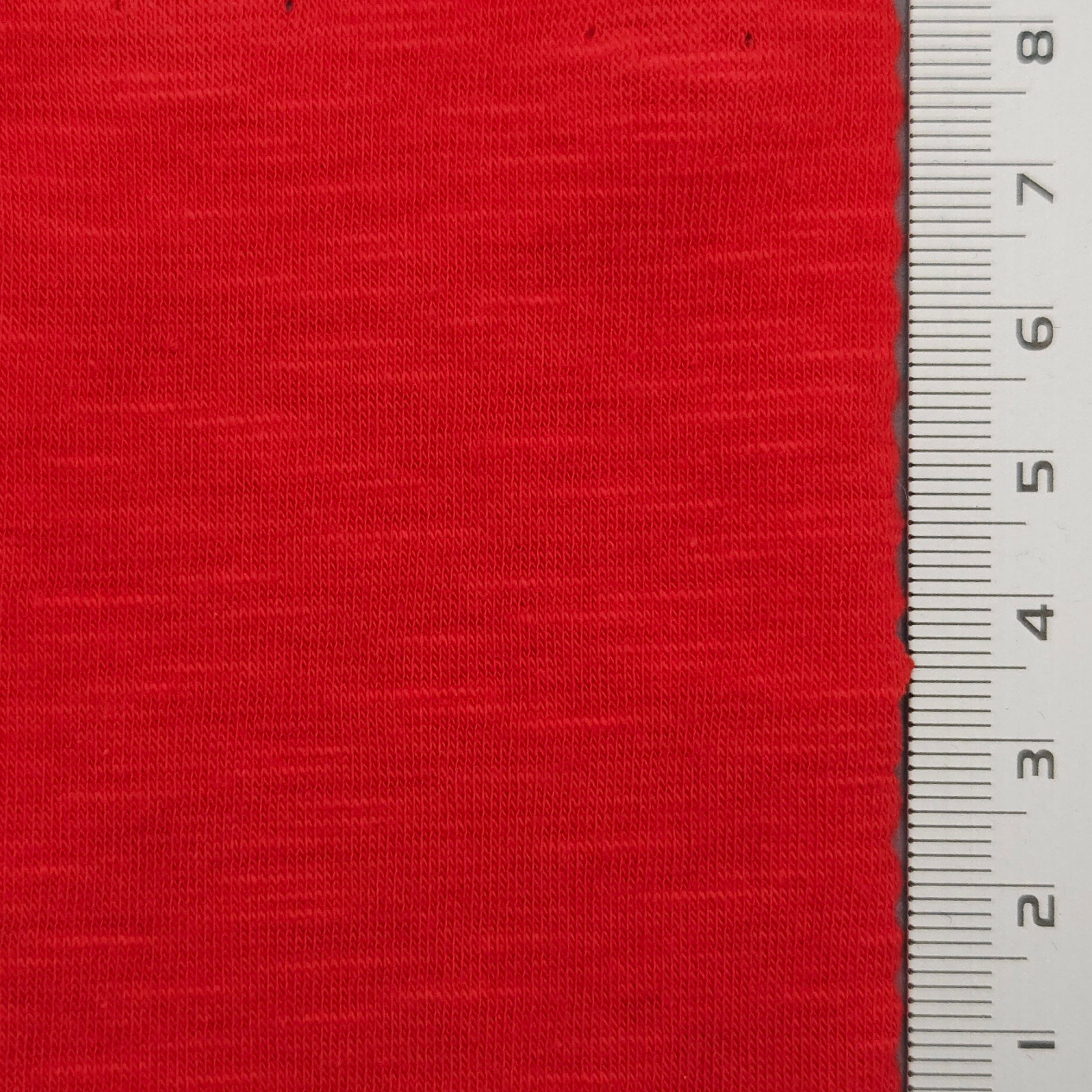 1.Mountbatten Pink-2.Gray-3.Slate Gray-4.Prussian Blue-5.White - CVC Slub Knit Fabric - FAB 1466