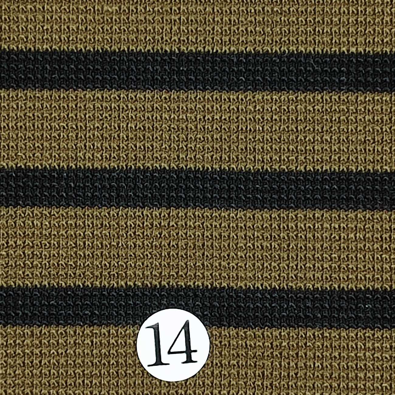1.Navy-2.Black-3.Ivory-4.Ivory-5.Grey - 10mm Stripe T/R/S Knit - FAB 1258