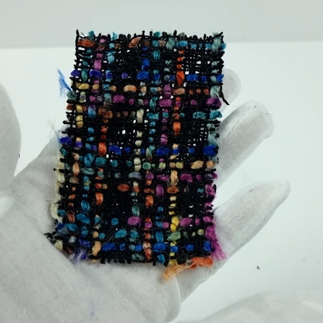 Yarn Dyed Sequins Polyester Woven Fabric - FAB 1500 -