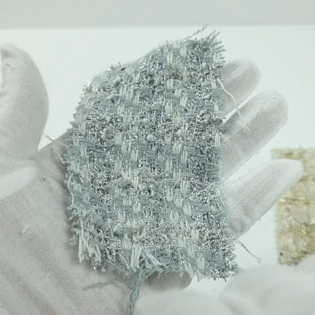 Sequins Polyester Acrylic Woven Fabric - FAB 1502 -