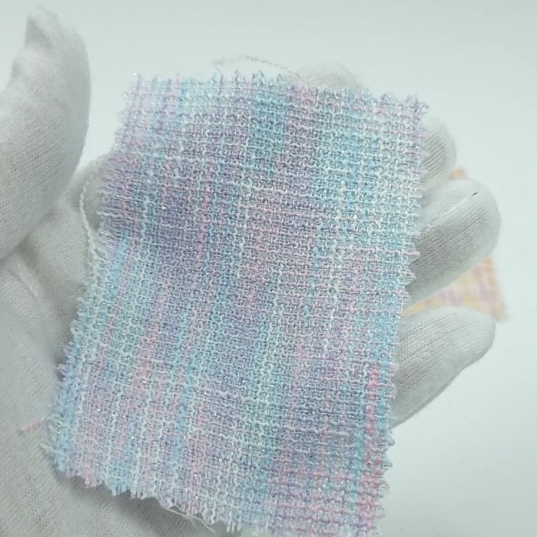 Rainbow Tweed Woven Fabric - FAB 1508 -